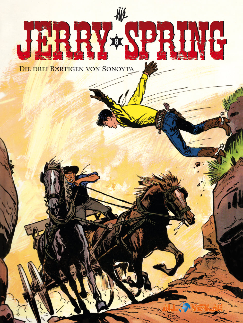 Jerry Spring 8 – Die 3 Bärtigen von Sonoyta – Cover