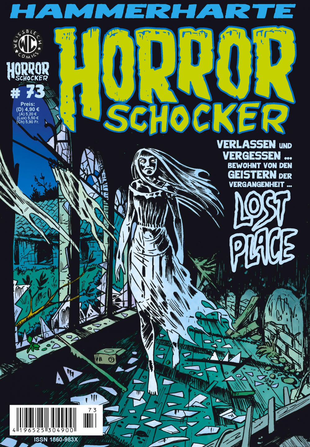 Cover Horrorschocker 73 – Lost Place – Weissblech