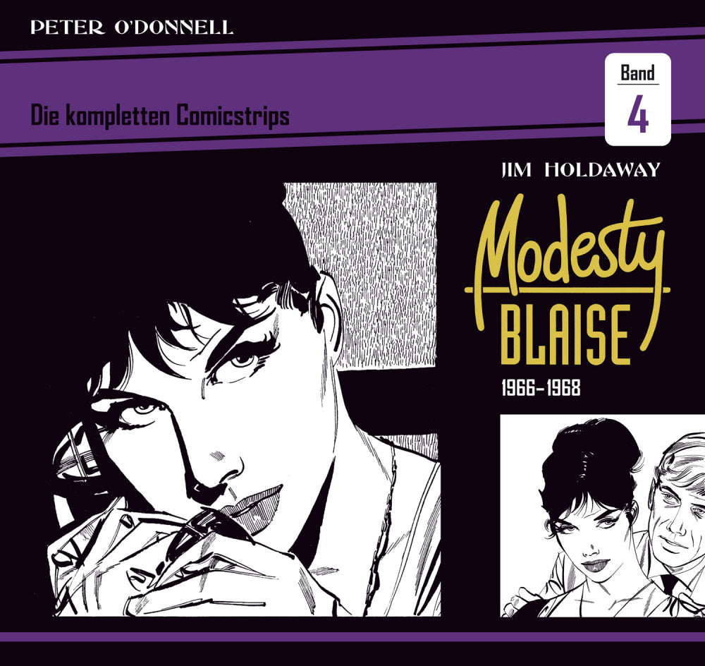 Modesty Blaise 4 – Die kompletten Comicstrips - 1966 - 1968 – Cover