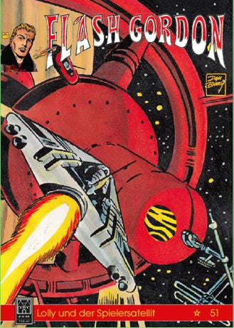 Flash Gordon - 51. Abenteuer (ECR Verlag) – Lolly und der Spielersatelit – Cover
