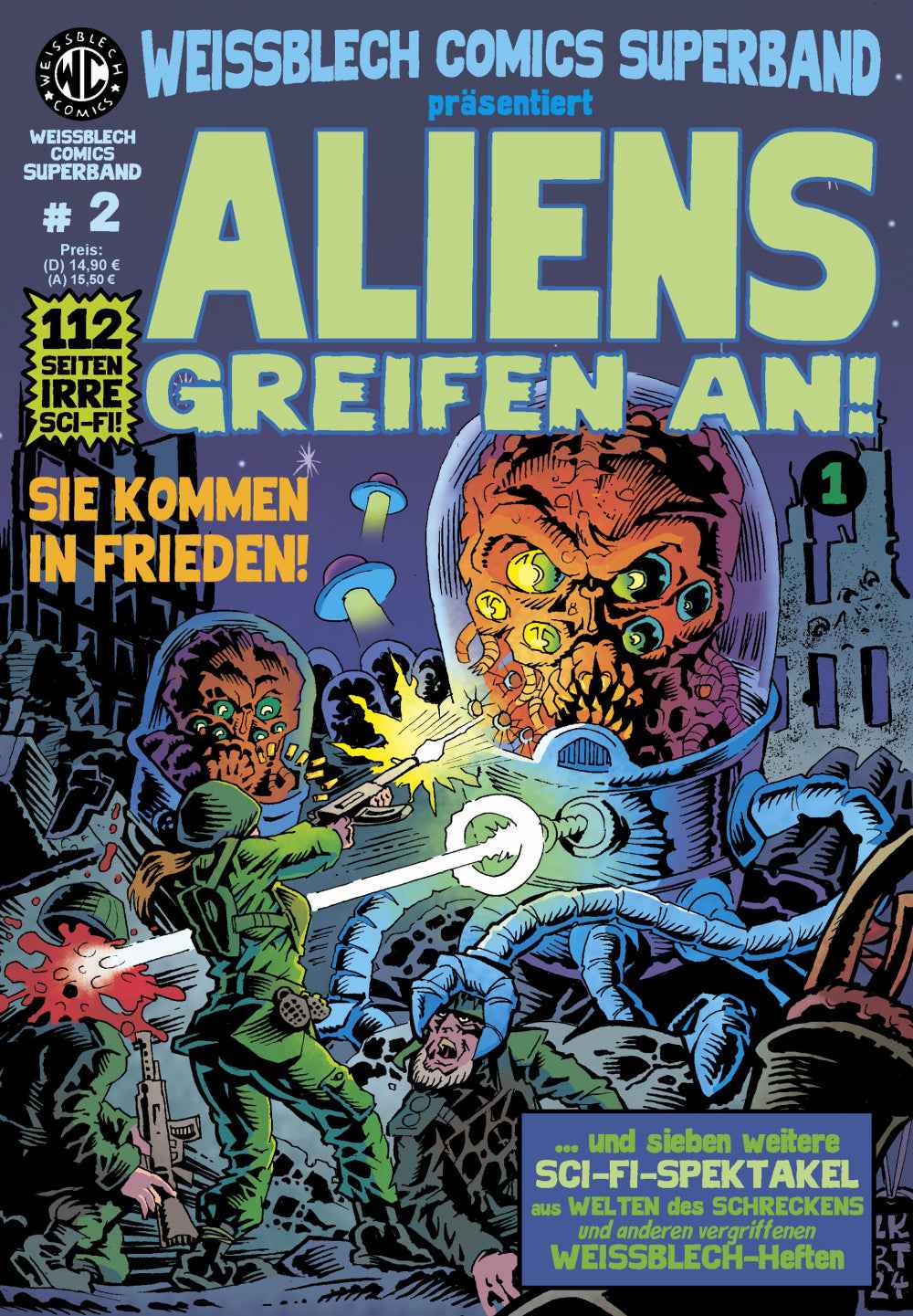 WEISSBLECH Comics Superband 2 – ALIENS GREIFEN AN! 1
