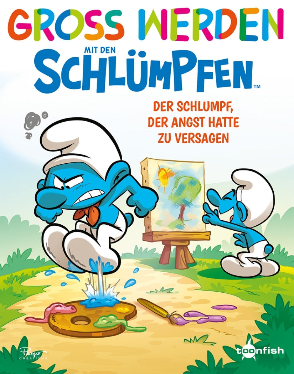 Cover Groß werden mit den Schlümpfen 13 – Der Schlumpf, der Angst hatte zu versagen – toonfish