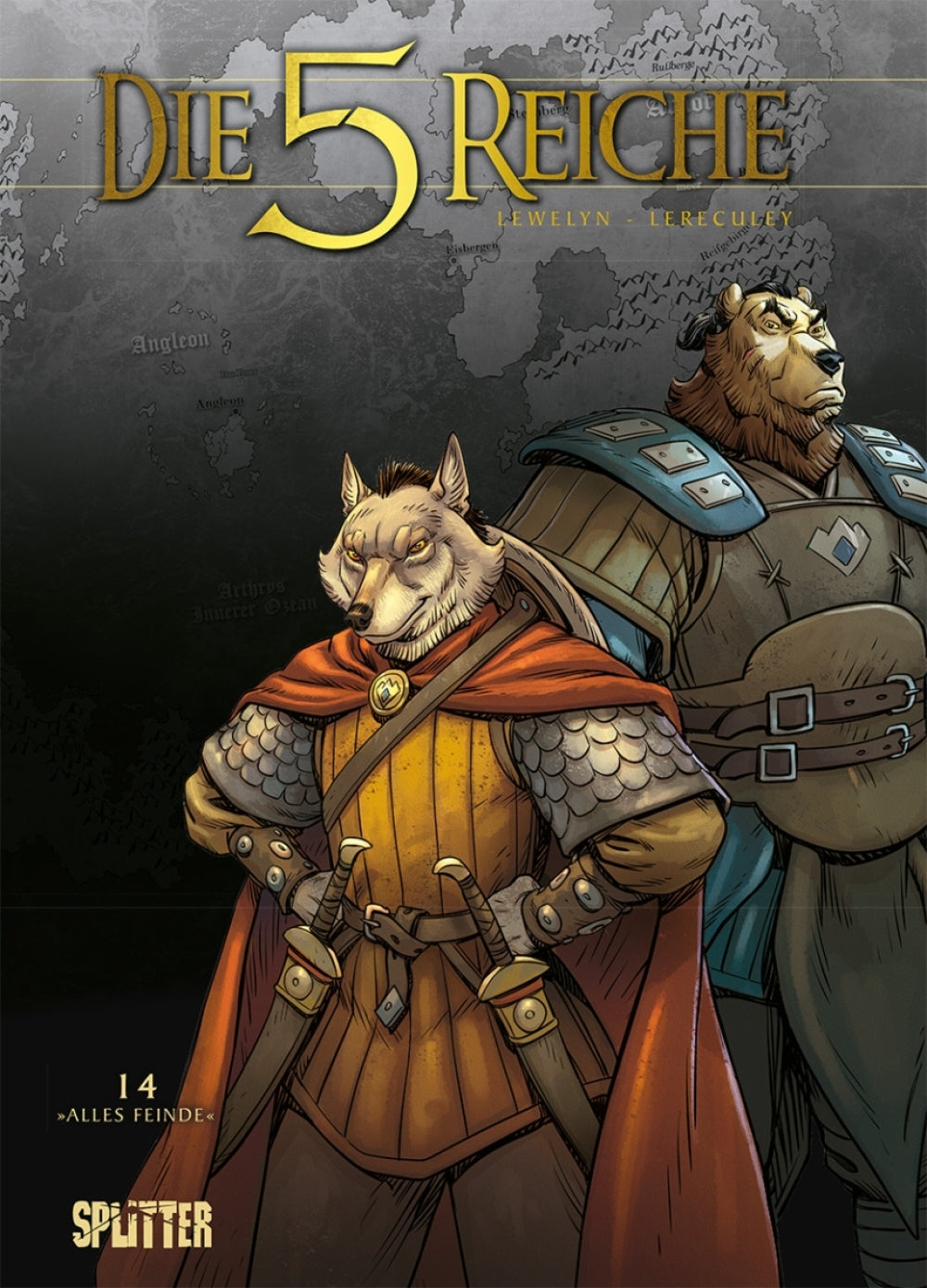 Die 5 Reiche 14 – Alles Feinde – Cover