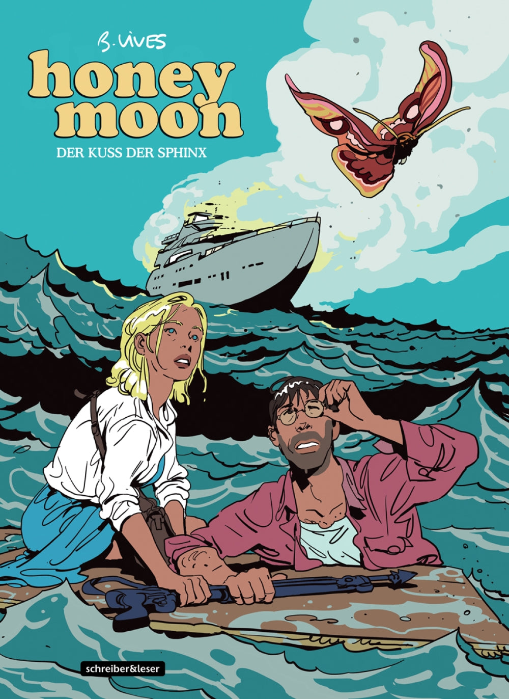 Honeymoon 1 – Der Kuss der Sphinx – Cover