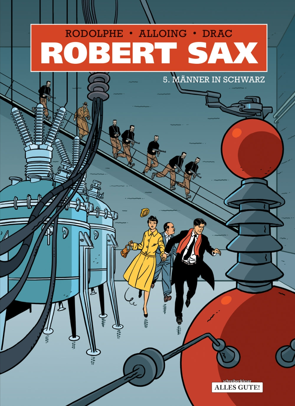 Robert Sax 5 – Männer in Schwarz – Cover