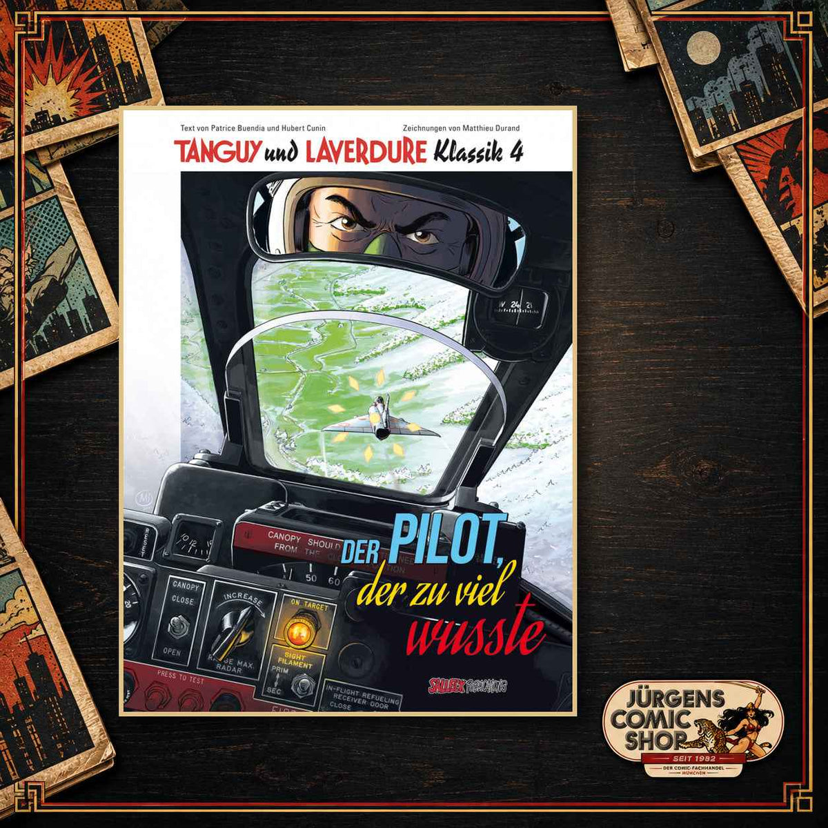 Tanguy und Laverdure Klassik 4 HC – Der Pilot, der zu viel wusste
