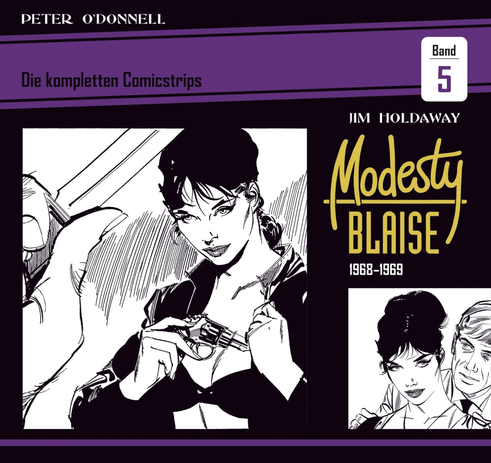 Modesty Blaise 5 – Die kompletten Comicstrips - 1968 - 1969 – Cover