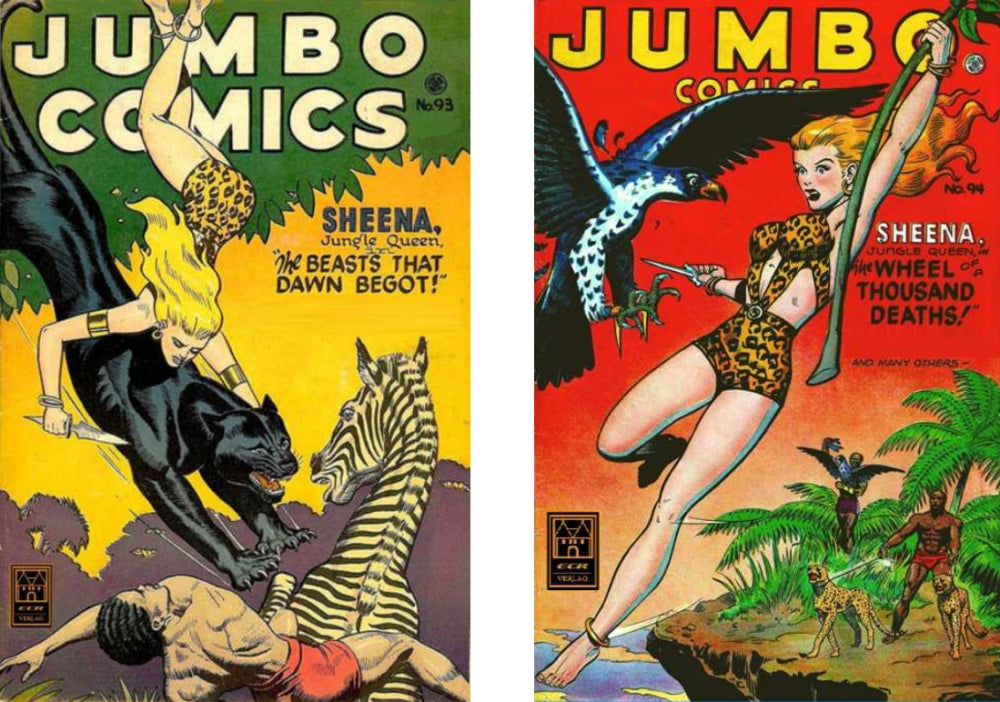 Jumbo Comics: Sheena 93/94 – Cover