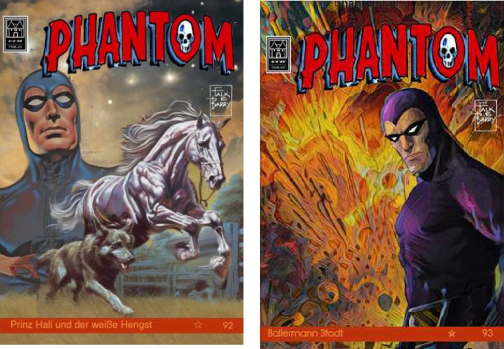 Phantom 92.-93. Abenteuer + 88 Extra (ECR Verlag) – 3 Hefte im Set – Cover