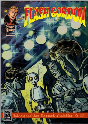 Flash Gordon - 52. Abenteuer (ECR Verlag) – Roboter auf dem Sonnenkraftsatelliten – Cover