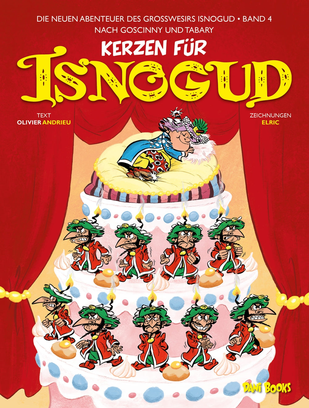 Die neuen Abenteuer des Großwesirs Isnogud 4 – Kerzen für Isnogud – Cover