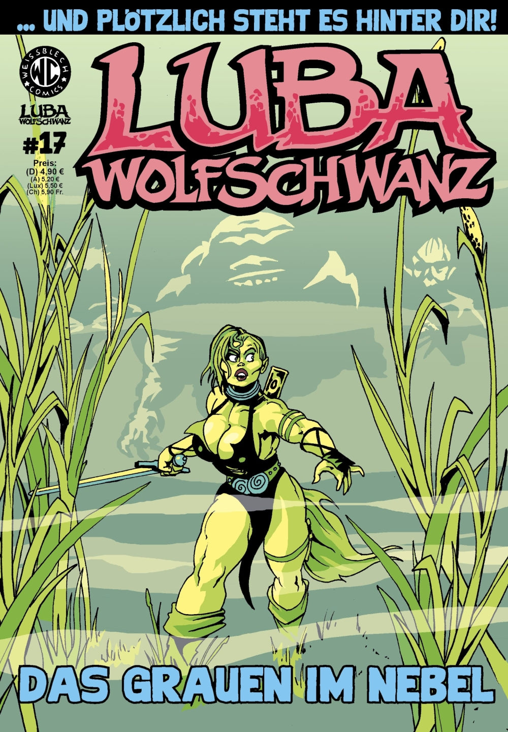 Cover Luba Wolfschwanz 17 – Das Grauen im Nebel – Weissblech