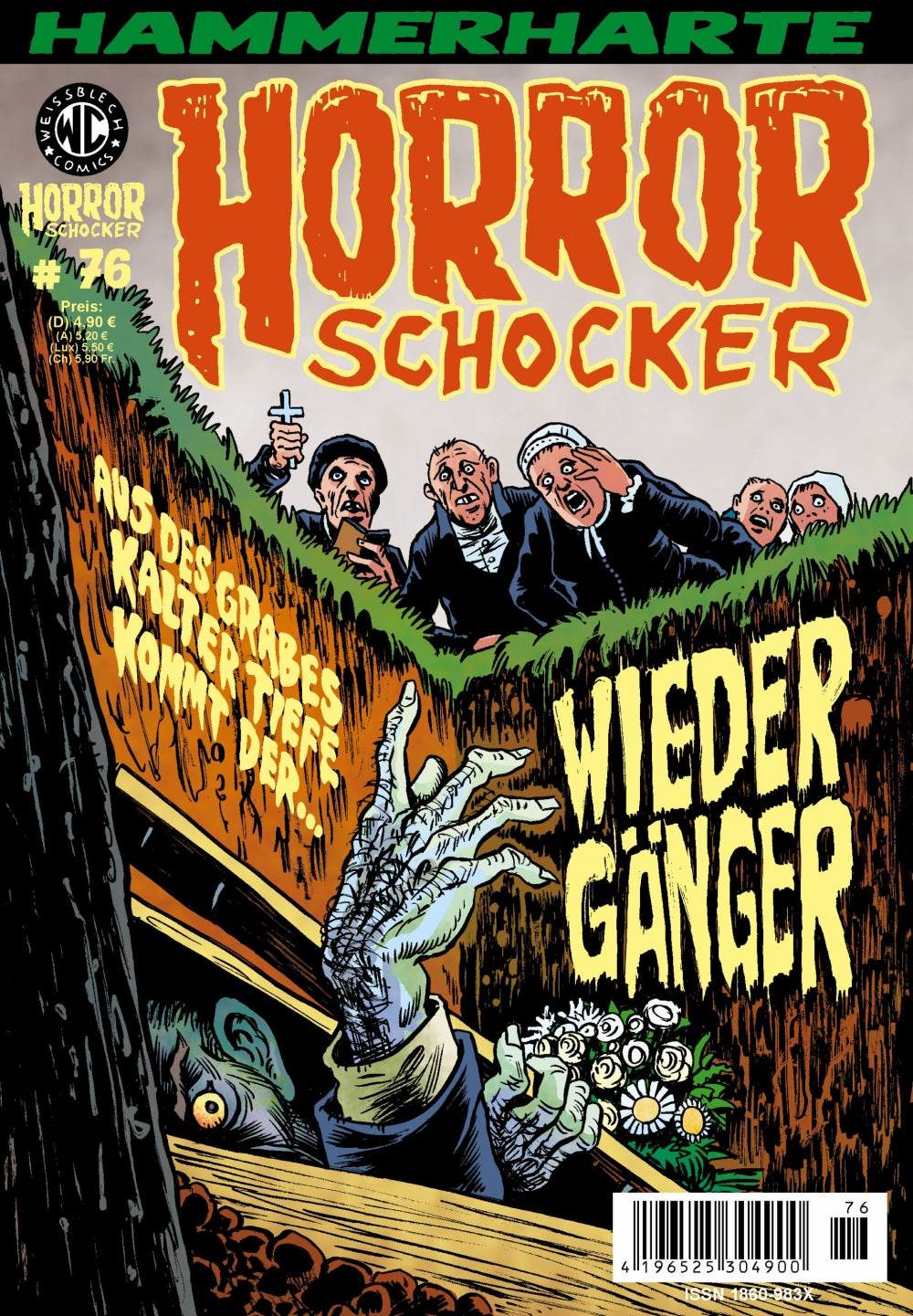 Cover Horrorschocker 76 – Wiedergänger! – Weissblech
