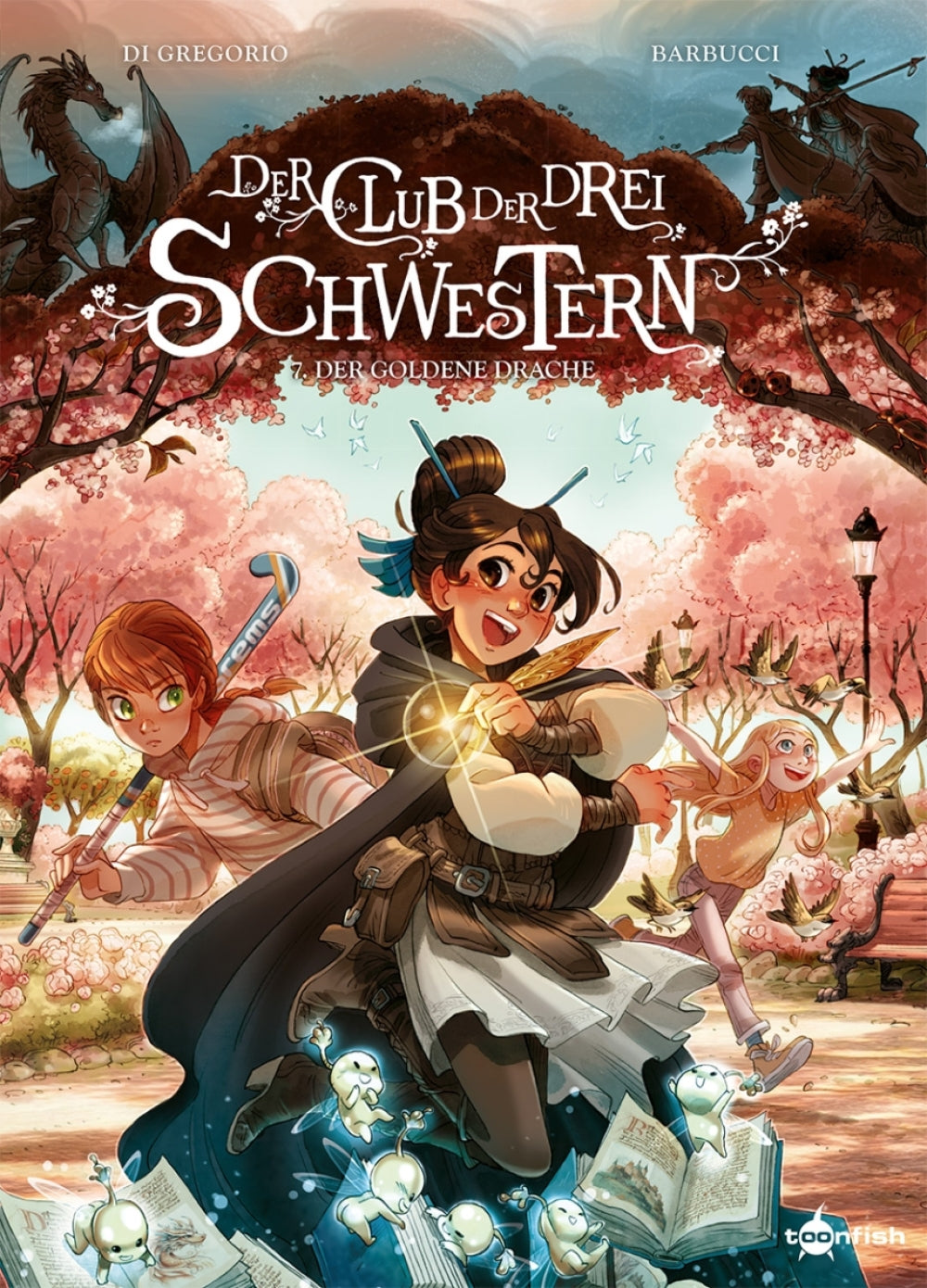 Cover Der Club der drei Schwestern 7 – Der goldene Drache – toonfish