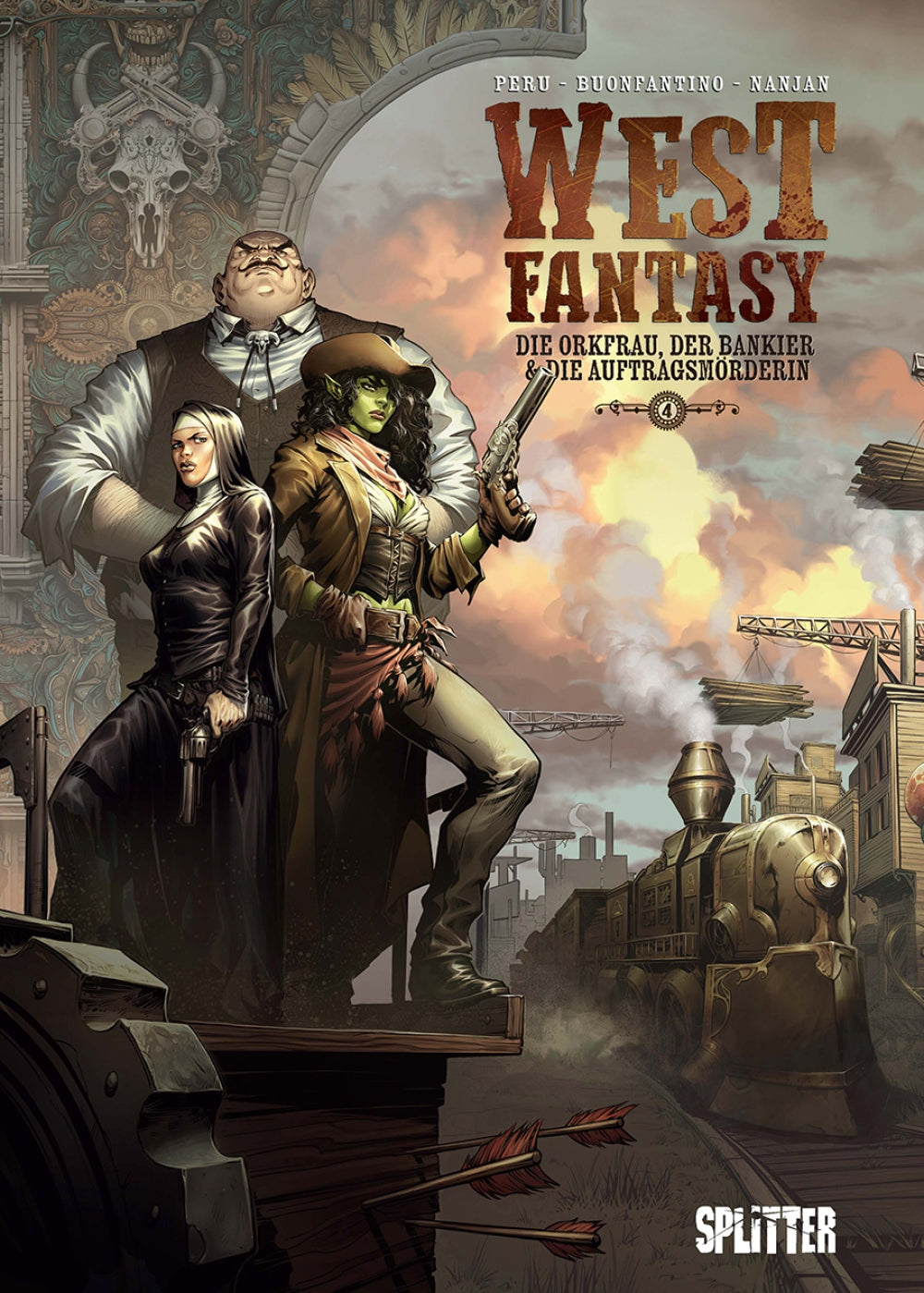 West Fantasy 4 – Die Orkfrau, der Bankier & die Auftragsmörderin – Cover
