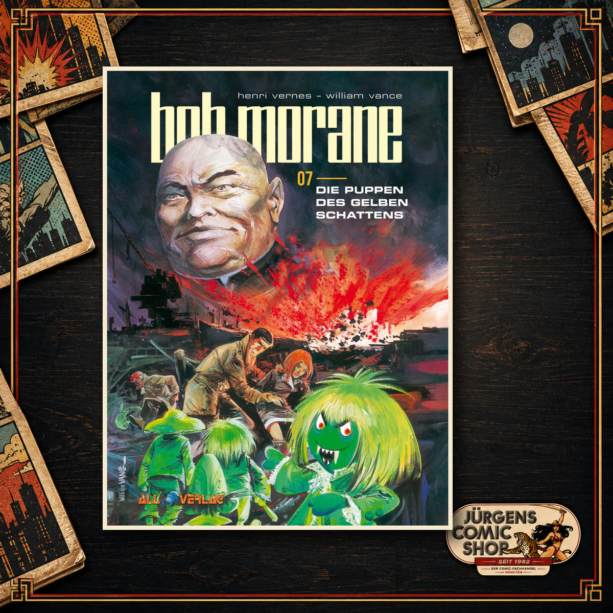 Bob Morane (All Verlag) 07 – Die Puppen des gelben Schatten