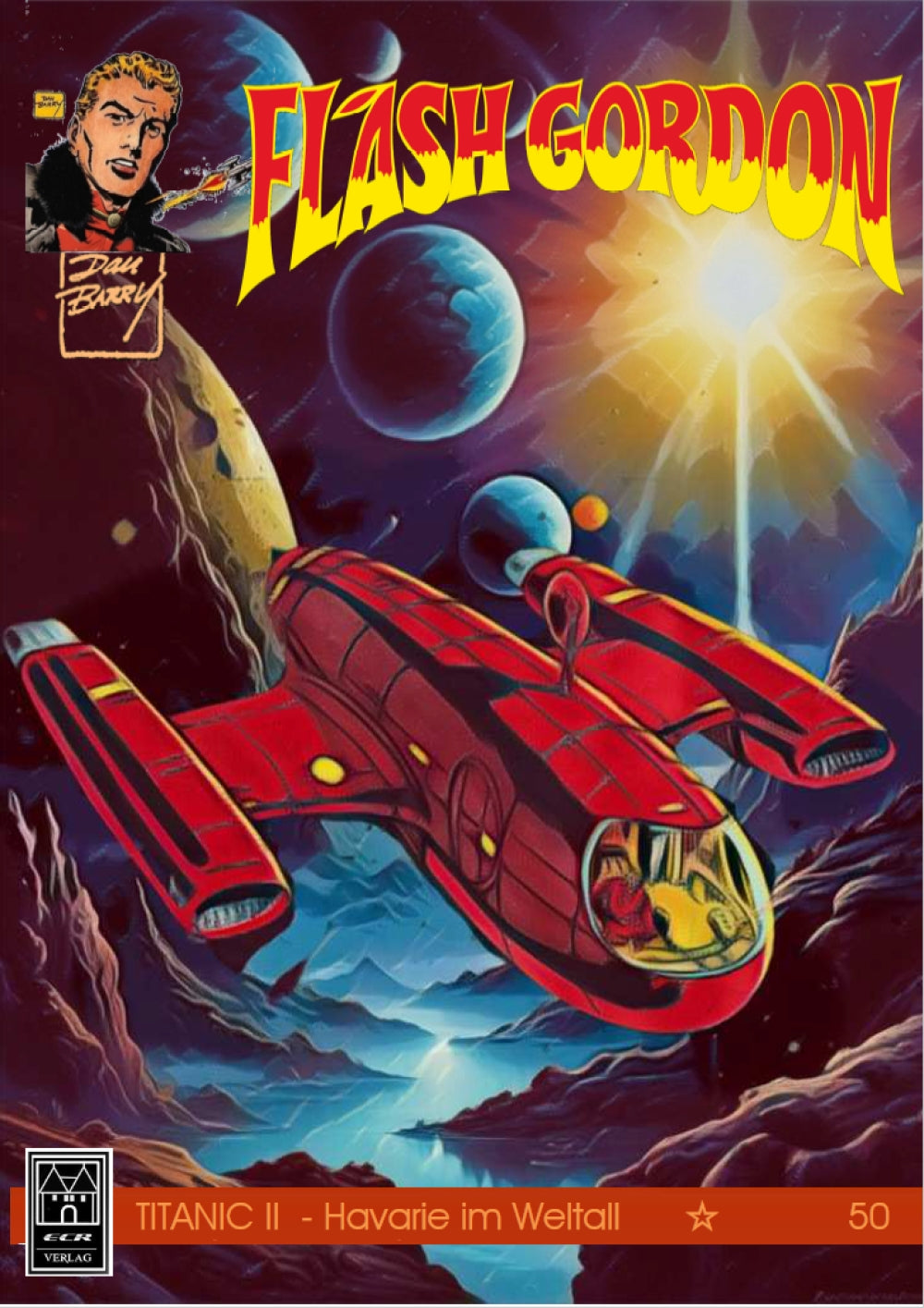 Flash Gordon - 50. Abenteuer Variant (ECR Verlag) – Titanic II – Cover