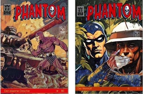 Phantom 80.-81. Abenteuer Variant (ECR Verlag) – Cover