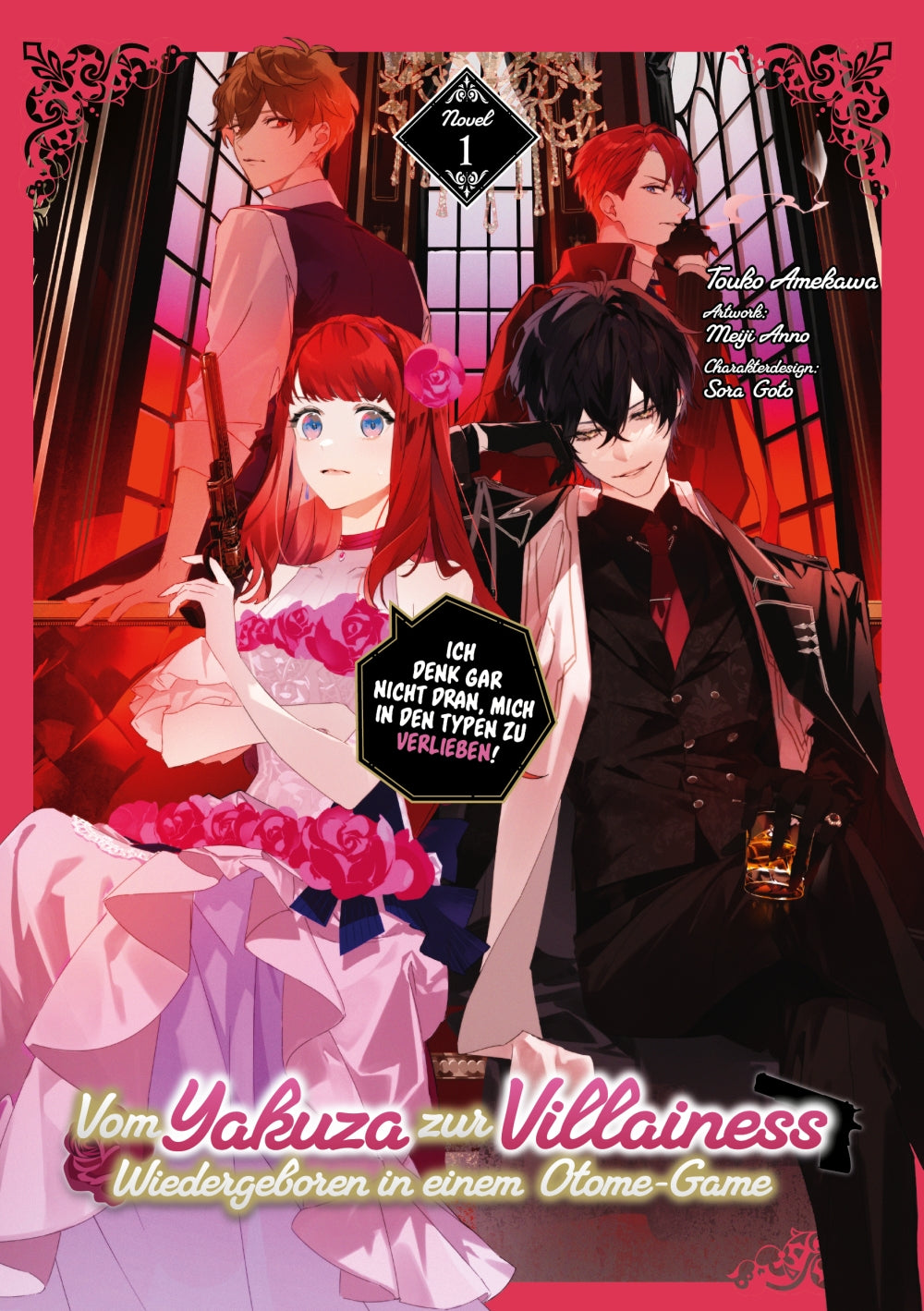 Vom Yakuza zur Villainess: Wiedergeboren in einem Otome-Game 1 - Light Novel – Doppelband 1 – Cover