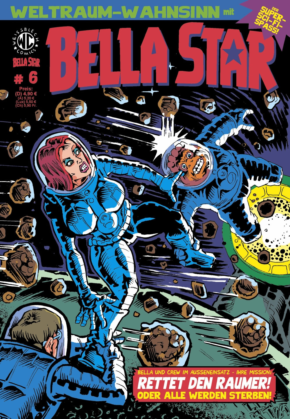 Cover Bella Star 6 – Rettet den Raumer! – Weissblech