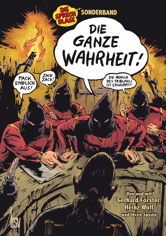 Die Sprechblase Sonderband – Die ganze Wahrheit – Cover