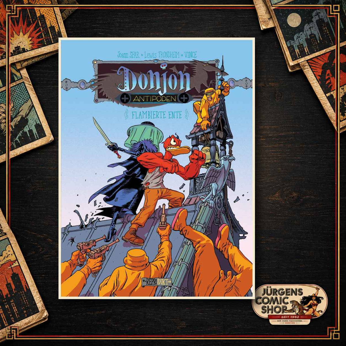 Donjon Antipoden +10.003 – Flambierte Ente