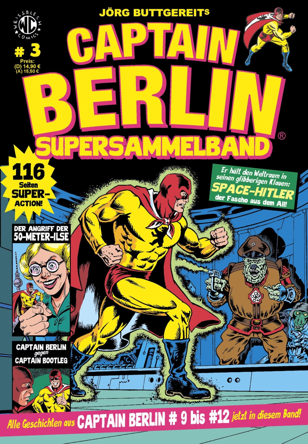 Cover Captain Berlin - Sammelband 3 – Weissblech