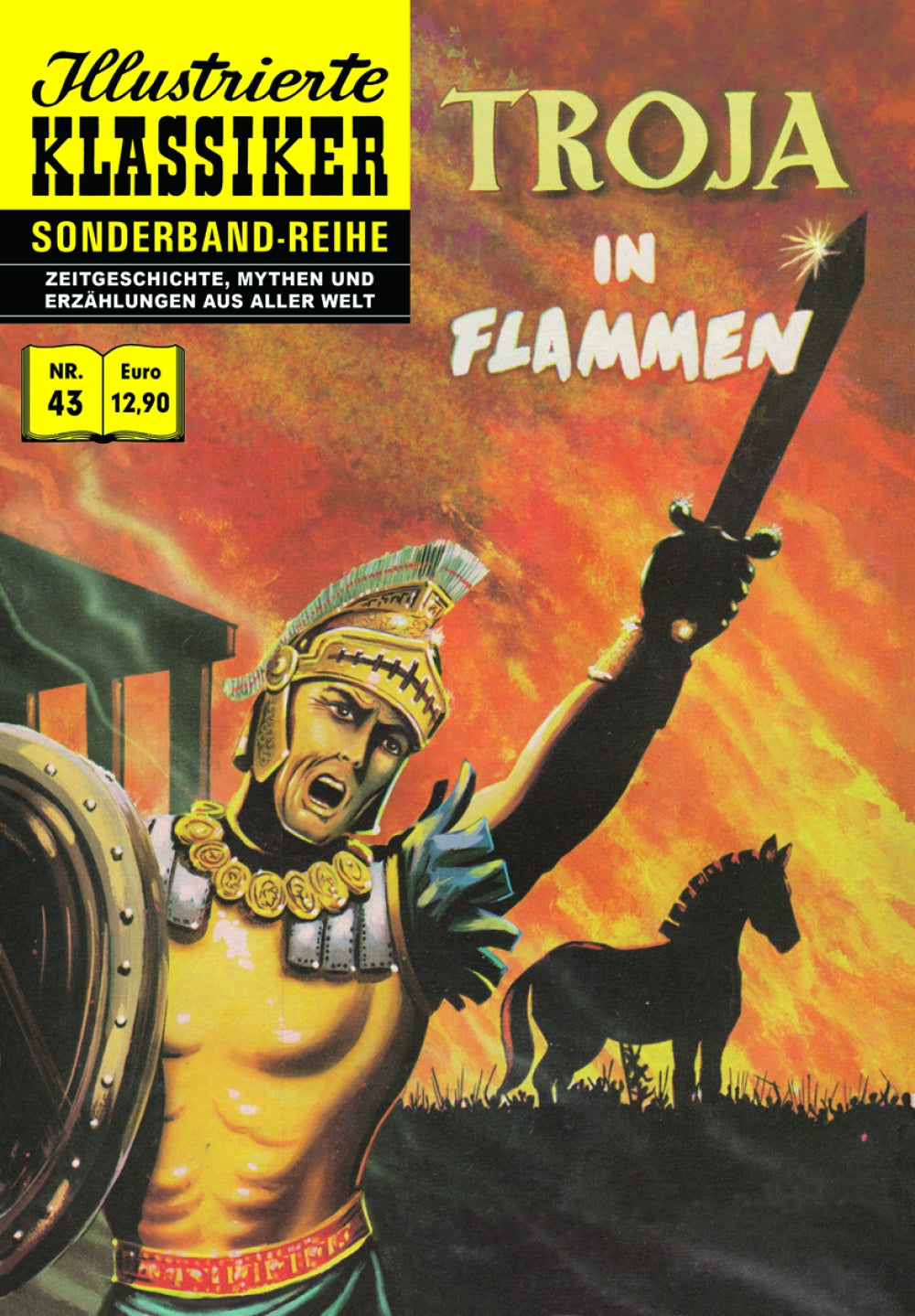 Illustrierte Klassiker Sonderband 44 – Troja in Flammen (Hansrudi Wäscher) – Cover