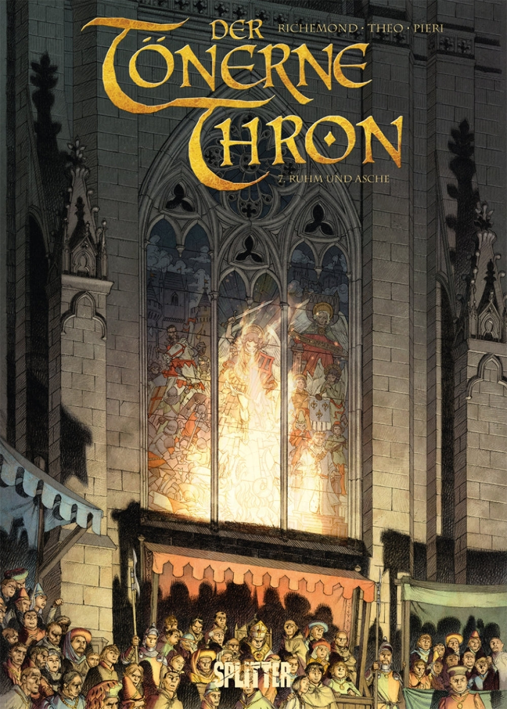 Der tönerne Thron 7 – Ruhm und Asche – Cover