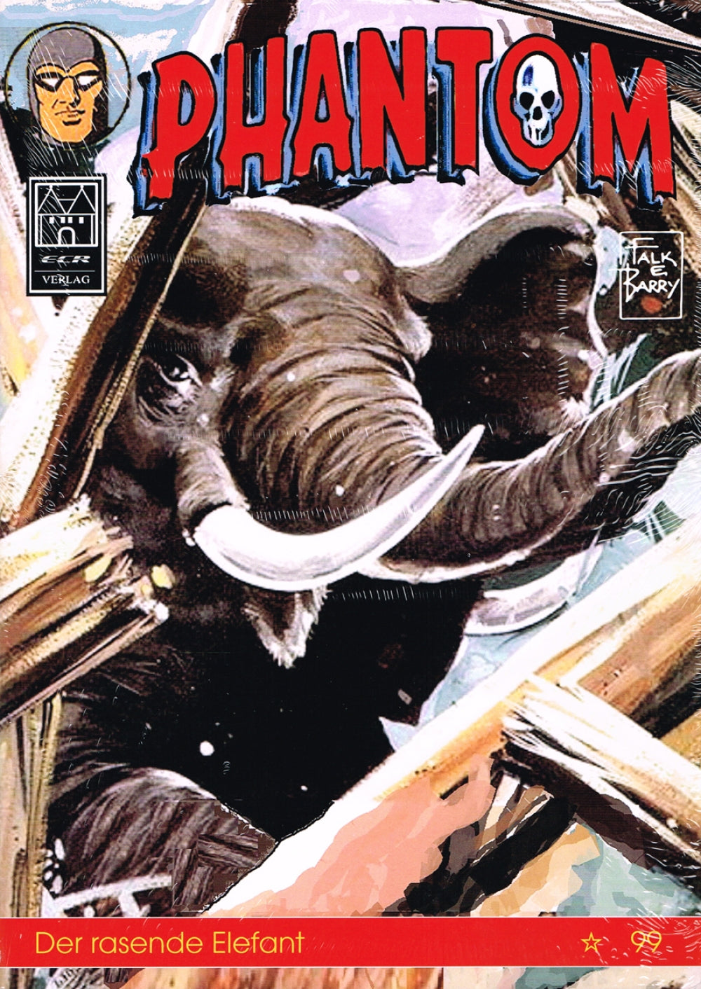 Phantom 98.-100. Abenteuer (ECR Verlag) – 3 Hefte im Set – Cover