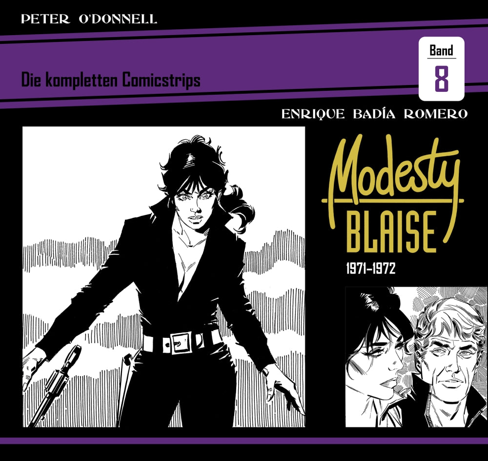 Modesty Blaise 8 – Die kompletten Comicstrips - 1971 - 1972 – Cover