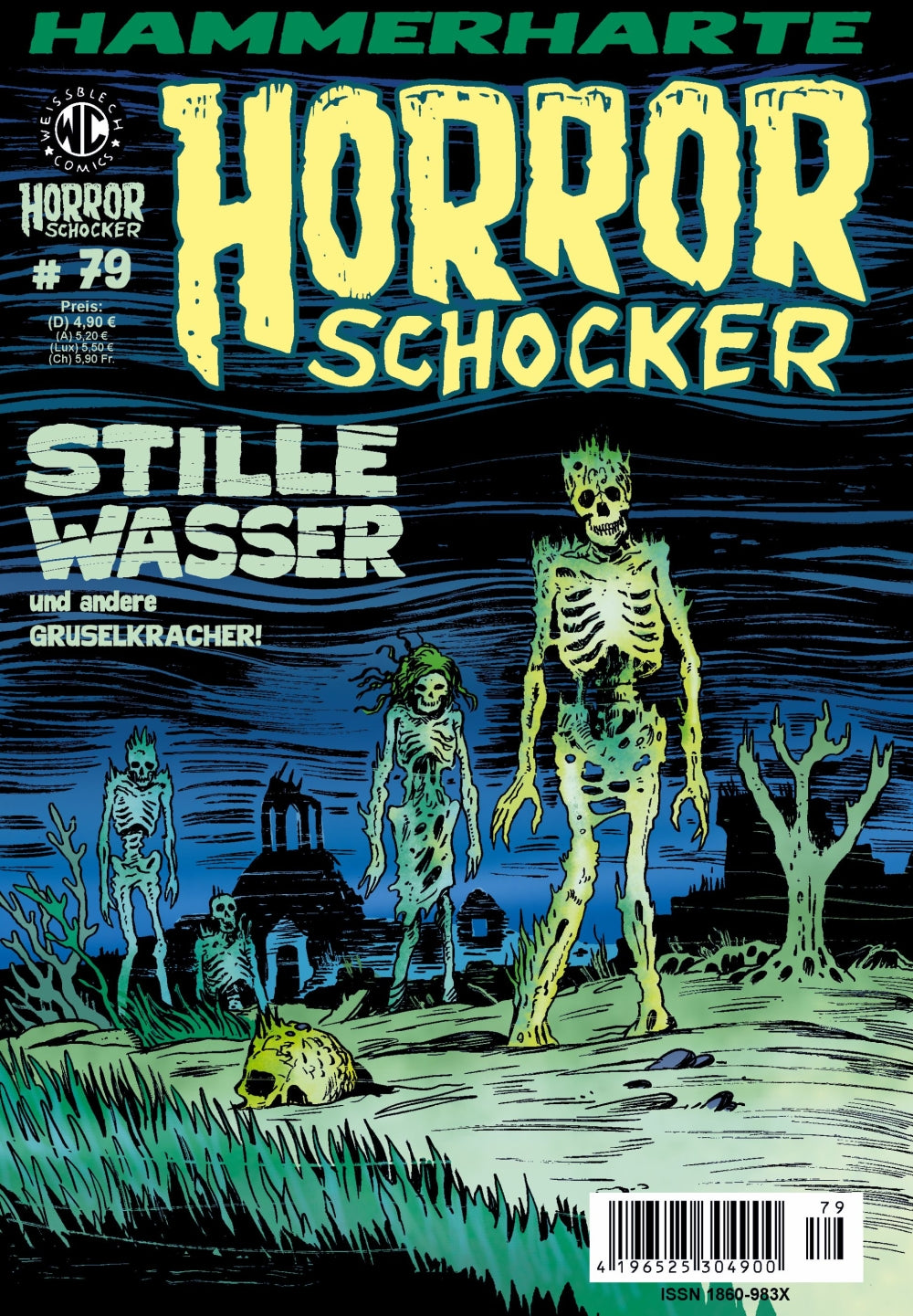 Cover Horrorschocker 79 – Stille Wasser – Weissblech