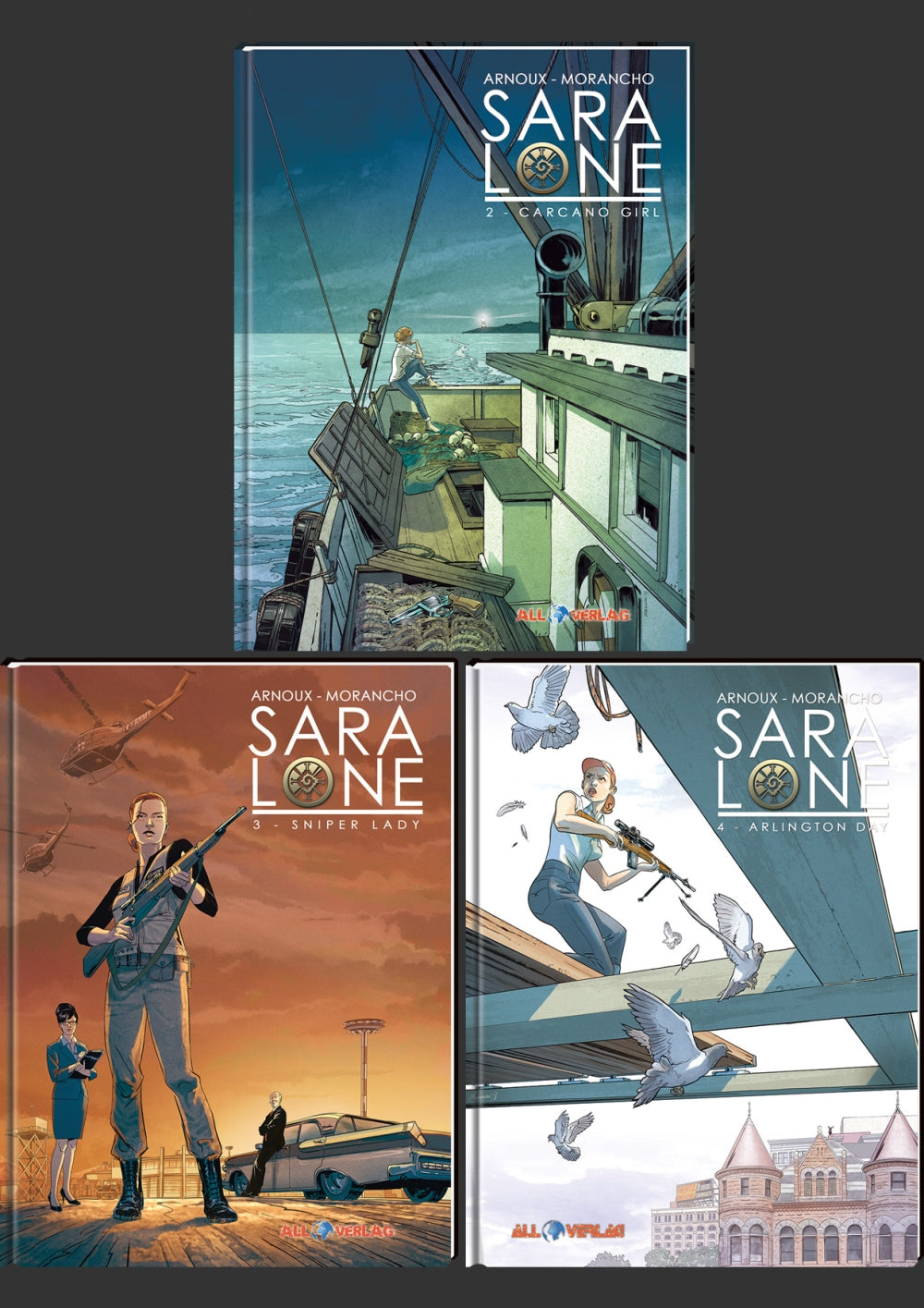 Sara Lone 2-4 (3 Bücher) – Cover