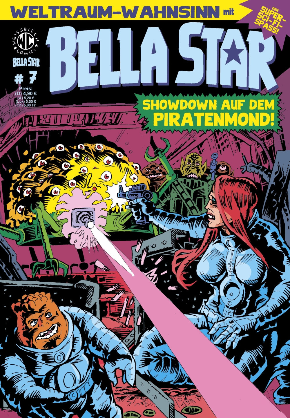 Cover Bella Star 7 – Showdown auf dem Piratenmond! – Weissblech