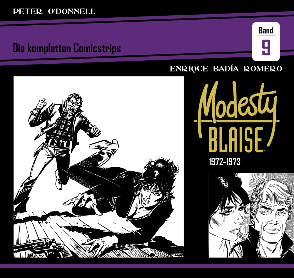 Modesty Blaise 9 – Die kompletten Comicstrips - 1972 - 1973 – Cover