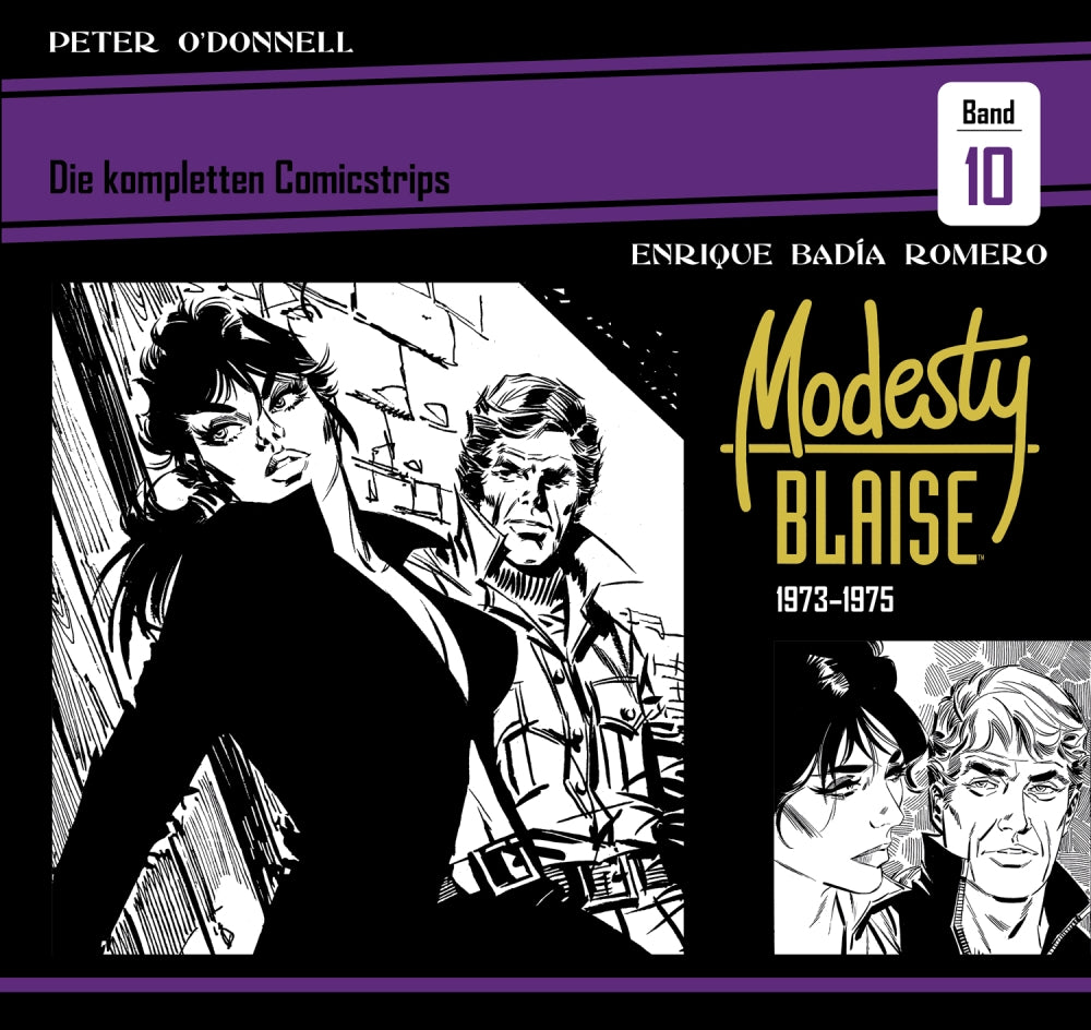 Modesty Blaise 10 – Die kompletten Comicstrips - 1973 - 1975 – Cover