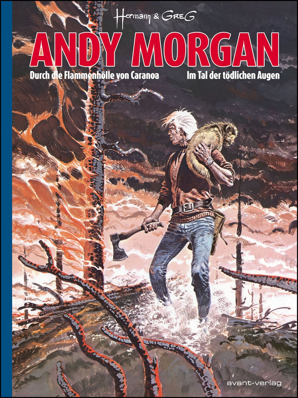 Andy Morgan 2 - Deluxe Edition – Durch die Flammenhölle von Caranoa & Im Tal der tödlichen Augen – Cover
