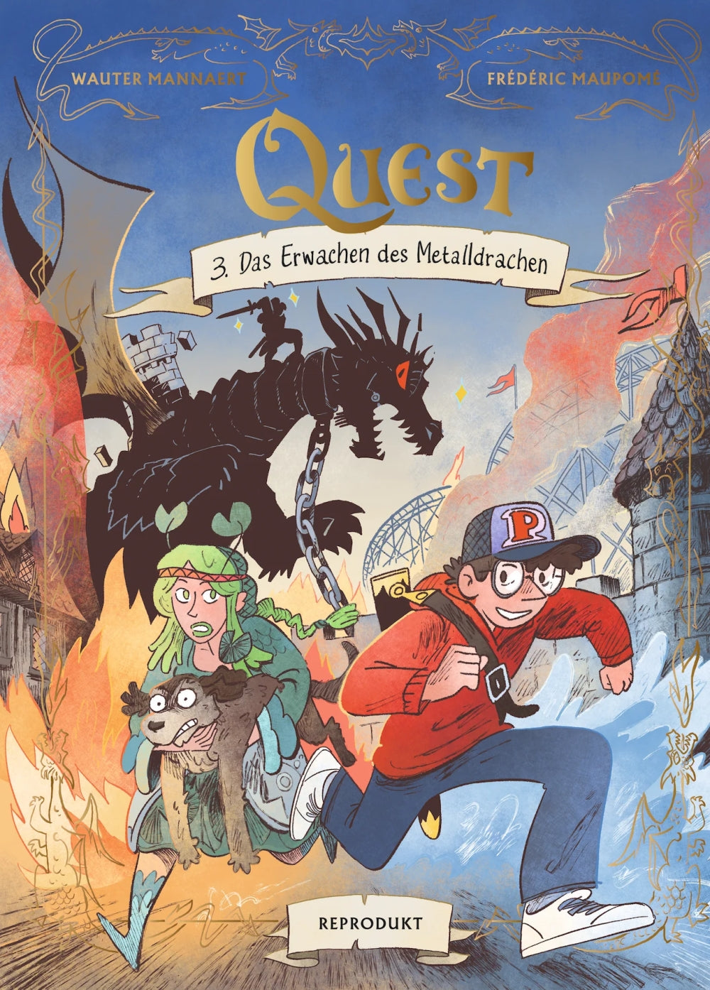 Quest 3 – Das Erwachen des Metalldrachen – Cover