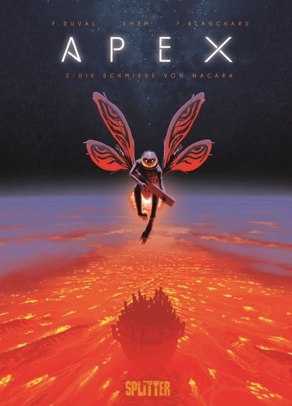 Apex 2 – Die Schmiede von Nacara – Cover
