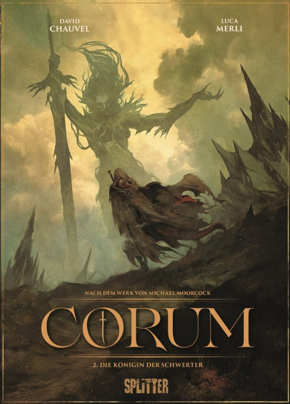 Corum 2 (Splitter) – Die Königin der Schwerter – Cover