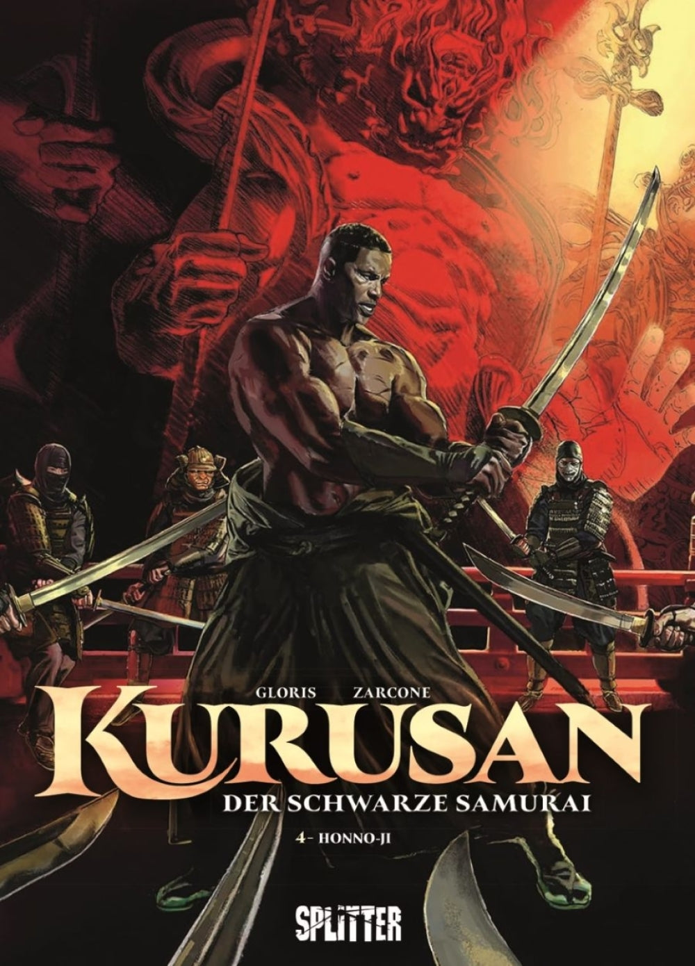 Kurusan - Der schwarze Samurai 4 – Honno-Ji – Cover