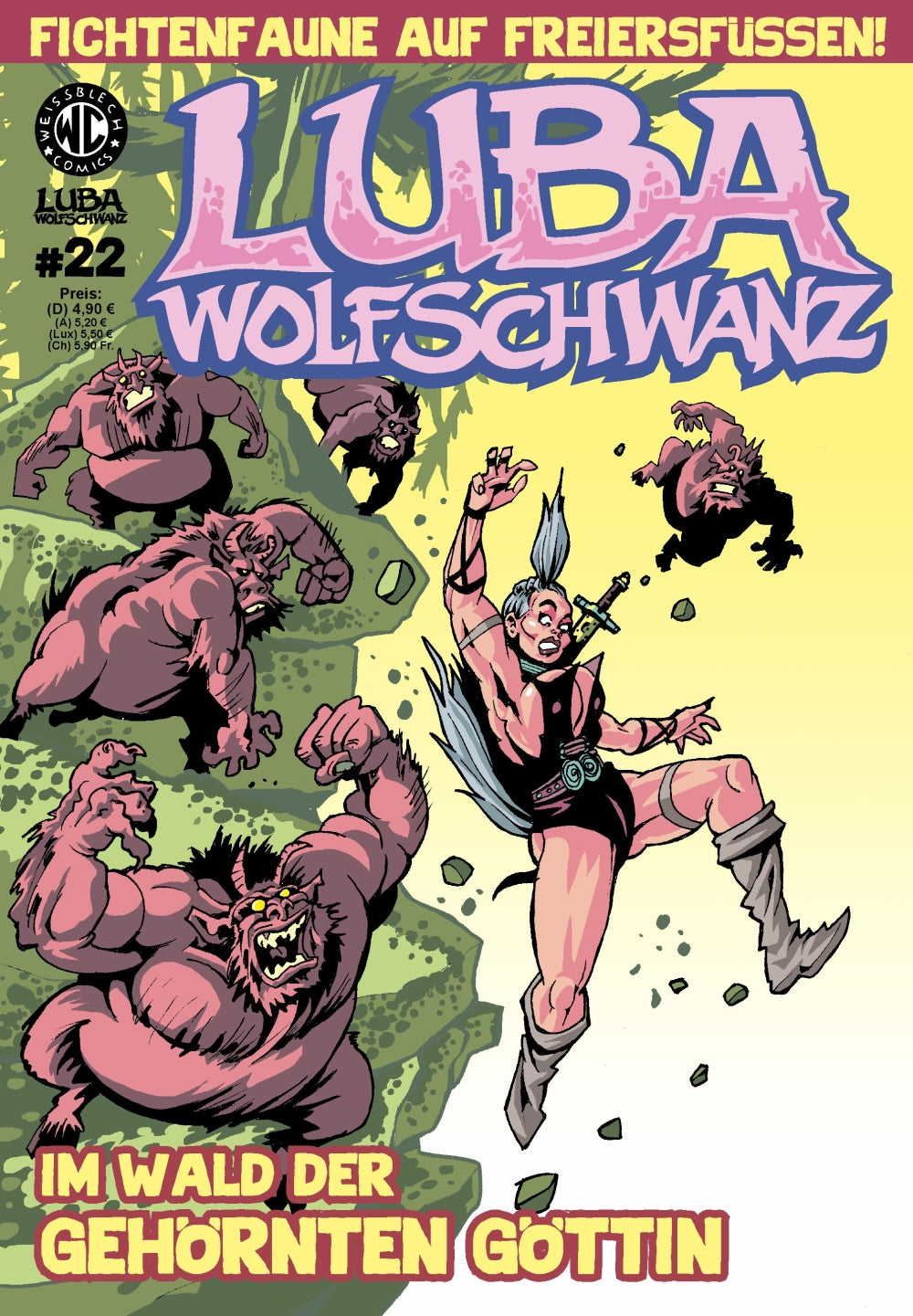 Luba Wolfschwanz 22 – Im Wald der gehörnten Göttin – Cover