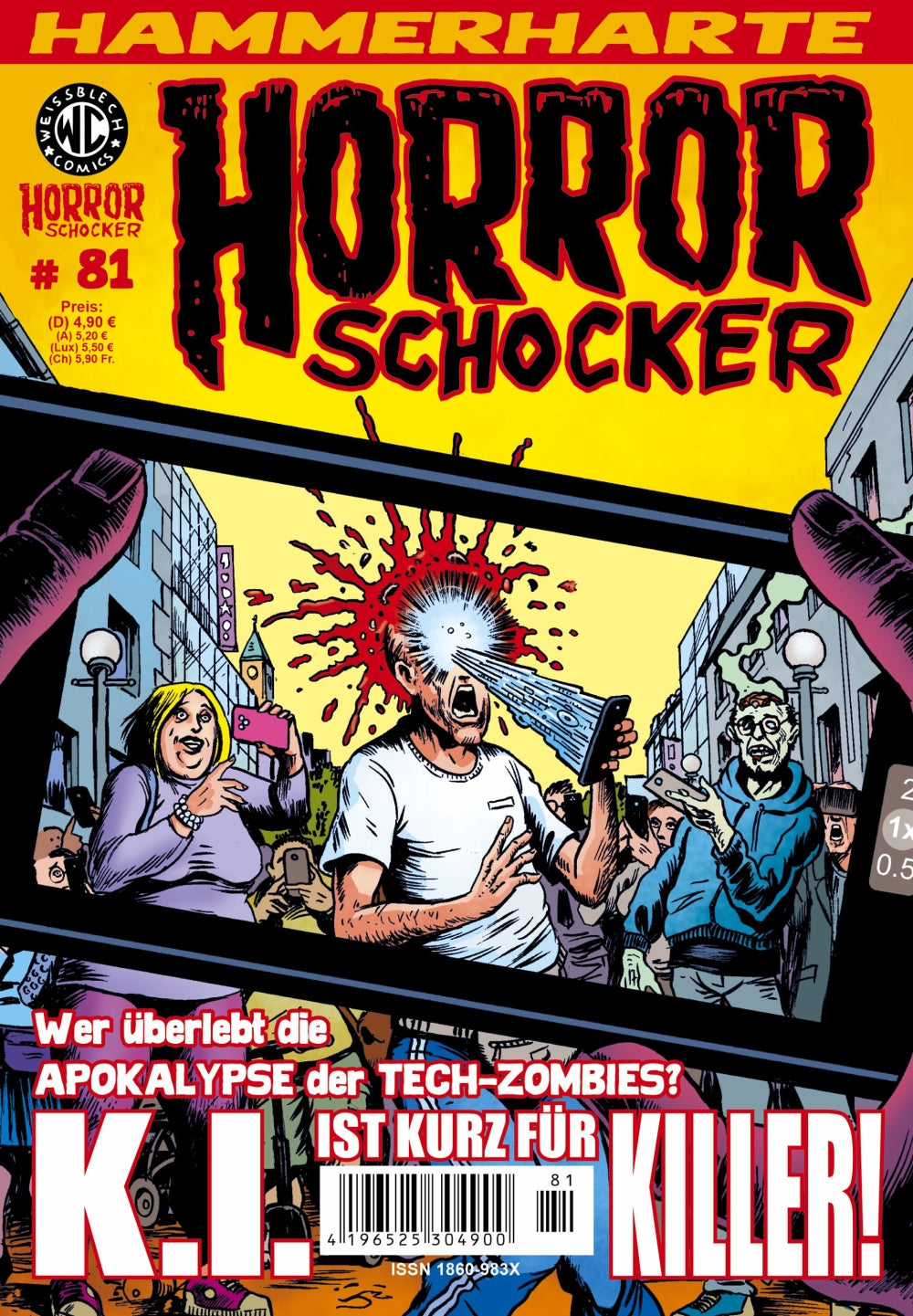 Horrorschocker 81 – K.I. ist kurz für Killer! – Cover