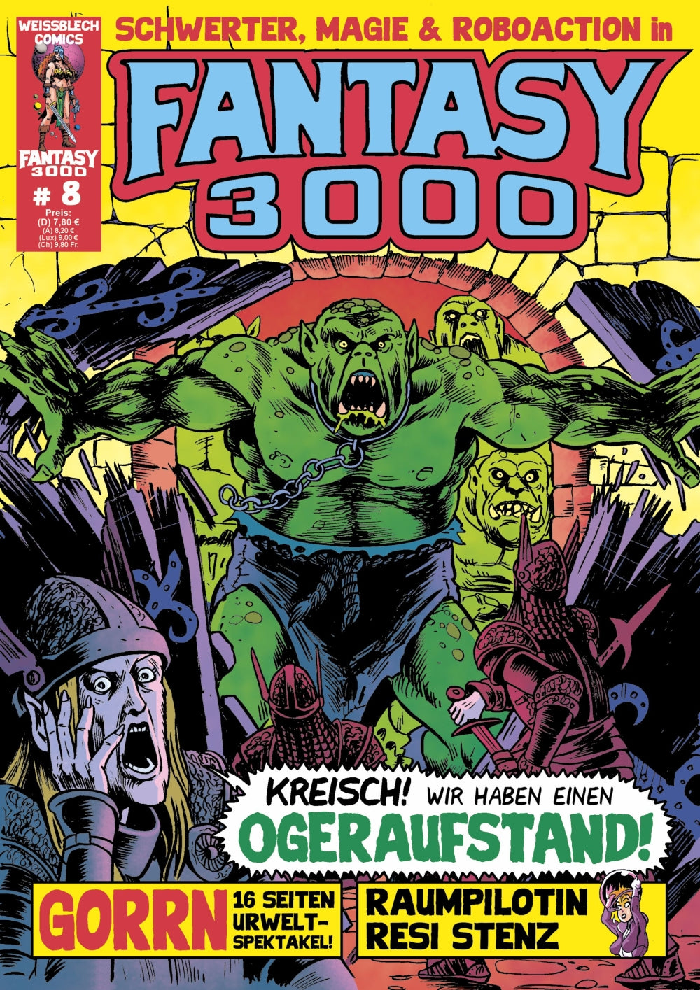Fantasy 3000 Band 8 – Ogeraufstand! – Cover