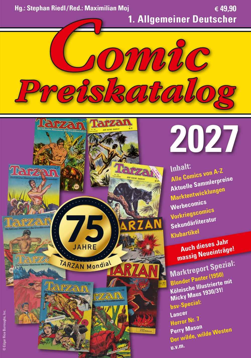 Comic Preiskatalog 2027 HC