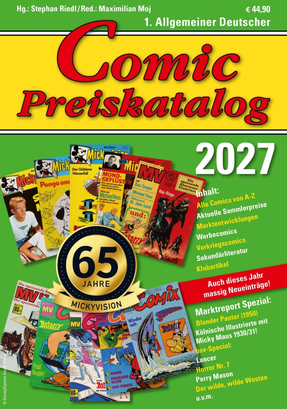Comic Preiskatalog 2027 SC – Cover
