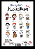 Musikatzen Kalender 2027 – Originalcover