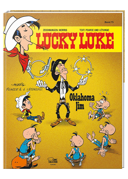 Cover Lucky Luke Nr. 73: Oklahoma Jim - gebundene Ausgabe – Egmont Ehapa