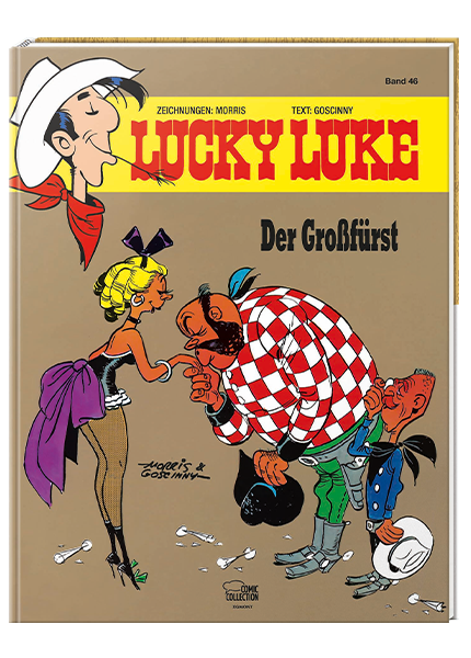 Cover Lucky Luke Nr. 46: Der Großfürst - gebundene Ausgabe – Egmont Ehapa