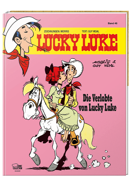Cover Lucky Luke Nr. 48: Die Verlobte von Lucky Luke - gebundene Ausgabe – Egmont Ehapa